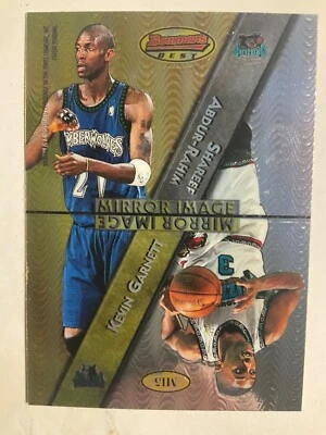 1997-98 BOWMANS BEST-GARNETT/McGRADY/HILL/RAHIM NM/MT MIRROR IMAGE INSERT# MI5 - Image 1 of 2