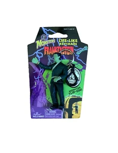 Imperial Universal Monsters Frankenstein & Creature Life Like Keychain - Picture 1 of 5