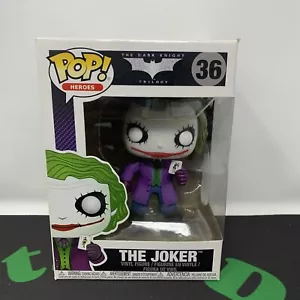 Funko Pop! The Joker Dark Knight Trilogy #36 Vinyl Figure Vaulted DC Comics - Picture 1 of 6
