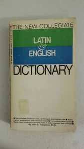 The new collegiate Latin & English dictionary Paperback – Import, 1966 by John C - Picture 1 of 1