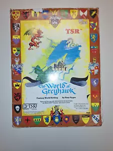 A&D The World of Greyhawk Fantasy World Setting Folio 9025 Gary Gygax - Picture 1 of 2