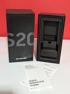 Samsung Galaxy S20 Ultra 5G Empty Box & Paperwork Only No Phone - Photo 1 sur 3
