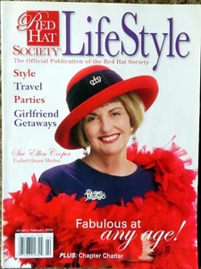RED HAT SOCIETY - Life Style Magazine - January/February 2005 - Vol. 1, No. 1 - Picture 1 of 1