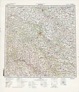 Mappe topografiche militari sovietiche russe - VINNITSIA (Ucraina), 1:500K, ed.1980 - Foto 1 di 4