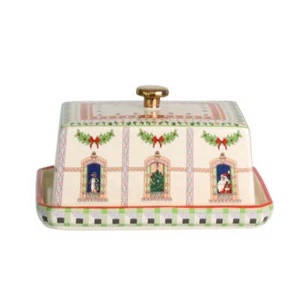Cath Kidston Weihnachten Puppenhaus Butterdose - Bild 1 von 1