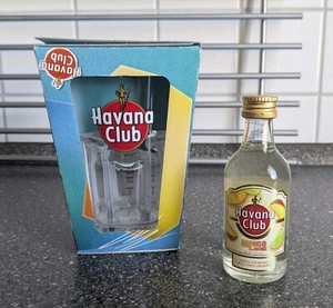 Havana Club El Ron De Cuba Longdrink Glas mit Havana Club Mango Lime Probe NEU - Bild 1 von 4