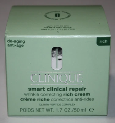 Crema rica correctora de arrugas Clinique Smart Clinical Repair 50 ml 1,7 oz NUEVA Foto 1 de 4