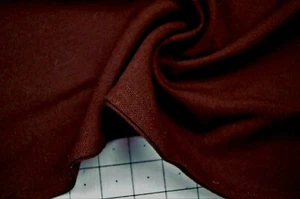 1+ Yard Solid Dark Brown Rayon Fabric 52" X 56" - Picture 1 of 2