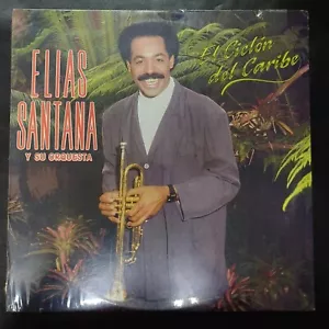 Elias Santana Y Su Orquesta – El Ciclon Del Caribe- Merengue, Venezuela, 1989 - Picture 1 of 2