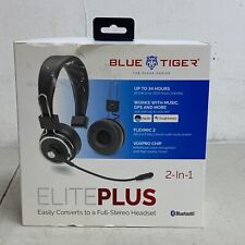 Blue Tiger Elite Plus Black Over the Ear Headset - 17-130395