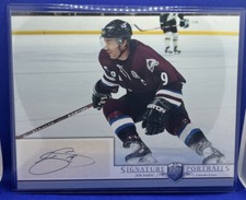 Joe Sakic Upper Deck Signed UD 06/07 Be A Player Portraits 8x10 Auto