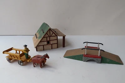 Erzgebirge Germany Chaumiére et Pont Bois Tres Bel Etat Germany 1900-1910 - Photo 1/4