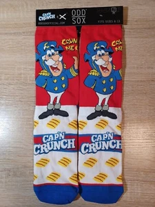 ODDSOX Cap'n Crunch Crew Socks 6-13 NEW /w Tags - Picture 1 of 3