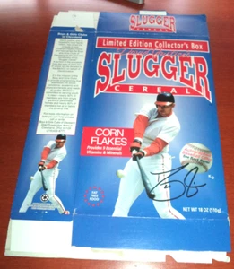 Caja de cereales David Justice Slugger de los Indios de Cleveland - Imagen 1 de 2