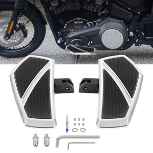 Adjustable Floorboards For Harley Softail Fat Boy FLFB FLFBS Low Rider 2018-2024 - Picture 1 of 11
