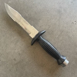 Vintage Scuba Diving Knife Stainless Steel Blade MFG Japan - Picture 1 of 16
