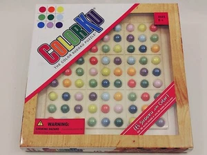 COLORKU Game Color-Sudoku Puzzle, 81 Balls, Solid Wood Board, 100% Mint - Picture 1 of 12