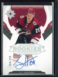 2019-20 Ultimate Collection Autographs Rookie #181 Barrett Hayton 299/299 - Foto 1 di 1