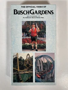 The Official Video Of BUSCH GARDENS VHS 1994 NEW & SEALED - Picture 1 of 2