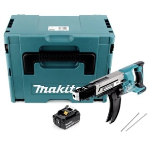 Makita DFR 750 RF1 18 V Akku Magazinschrauber 45 - 75mm im Makpac + 1x 3 Ah Akku - Bild 1 von 4