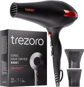 Trezoro Asciugacapelli Ionico Professionale per Salone - Asciugacapelli Potente 2200W - Foto 1 di 6