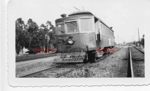 4H673 RP 1947 FERROCARRIL MUNICIPAL COCHE SAN FRANCISCO 1227 CERCA DE MILLBRAE A SAN FRAN - Imagen 1 de 2