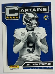 Matthew Stafford 2021 Panini Instant NFL Captains Los Angeles RAMS SP #/723 - Bild 1 von 3