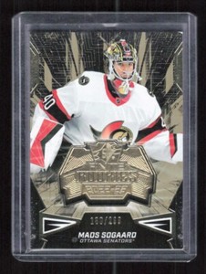 2022-23 Upper Deck SPX #F-13 Mads Sogaard Finite Rookies #'d /299