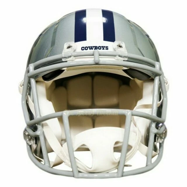 Riddell 3001632 Dallas Cowboys Helmet - Silver