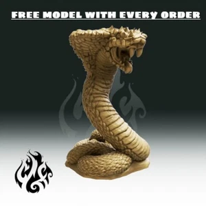 6K Resin Crippled God Foundry Giant Snake Model For D&D, Role-Play - Picture 1 of 1
