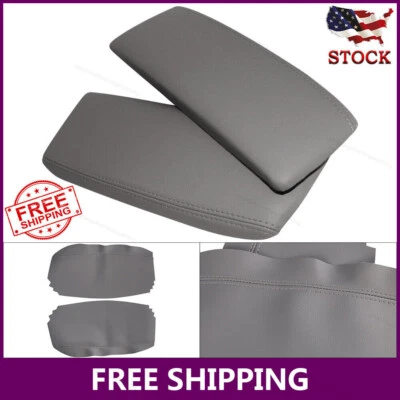 Fits Acura RL 2005-2010 Replacement Console Lid Armrest Cover Skin Taupe Gray Foto 1 de 4