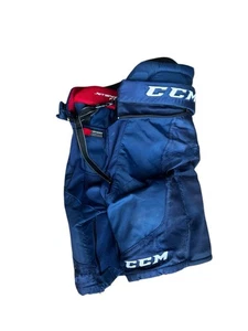 Pantaloni da hockey su ghiaccio CCM Jetspeed FT 4 taglia junior large blu navy - Foto 1 di 6