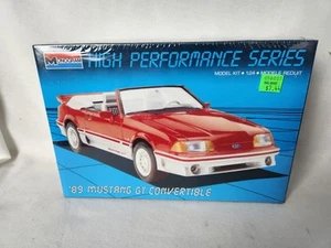Ford Mustang GT '89 Convertible 1:24 Monograma #2911 Modelo Kit Años 90 De Colección P14 - Imagen 1 de 7
