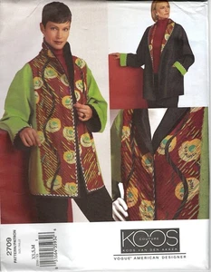 Vogue 2709 Sewing Pattern - Koos Couture Designer Jacket - Picture 1 of 2