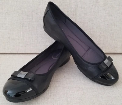 Новый в коробке Easy Spirit черный плоскостях туфли с бантом размер 7 Вт - Изображение 1 из 4