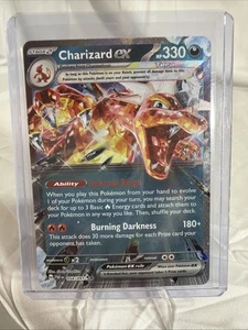 Pokemon Charizard ex 054/091 Paldean Fates Double Rare Holo NM - Bild 1 von 2