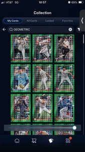 Topps Bunt Digital Green Geometric Get All 101 Rare Craft Exclusive - Picture 1 of 13