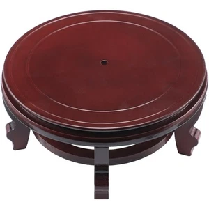10 Inches Wooden Planter Stand Indoor Chinese Vase Fishbowl Display Stands As... - Picture 1 of 6