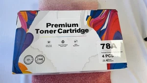 4 Stück kompatible Toner für HP 78A CE278A schwarz – neu versiegelt, Ablaufdatum 11/2026 - Bild 1 von 4