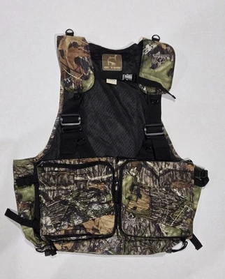 Ol Tom Technical Turkey Gear Mossy Oak Obsession Camo Hunting Vest - Image 1 of 4