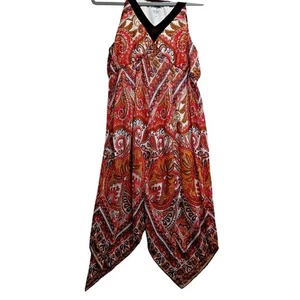 Vestido para mujer Wrangler talla mediana pañuelo dobladillo estampado cachemir solero - Imagen 1 de 10