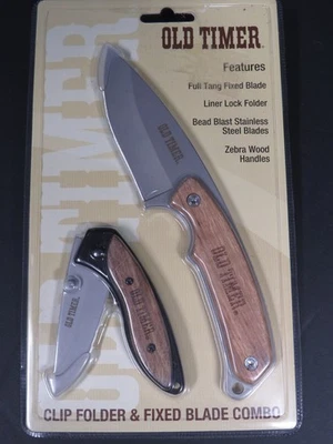 Antiguo temporizador 2 piezas clip carpeta y hoja fija combo (SCPROM-16-5CP) Foto 1 de 4