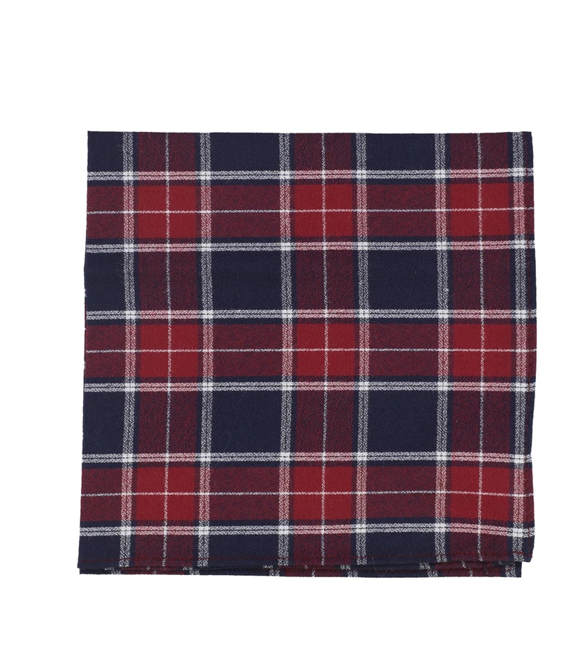 Cuadrado de bolsillo a cuadros merrit bar III para hombre, rojo, talla única Foto 1 de 1