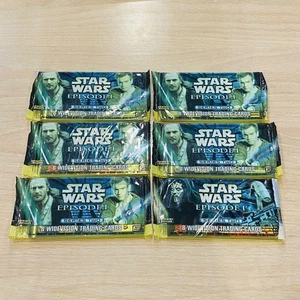 Star Wars Episode 1 Wide Vision Trading Cards 6 Pack Unopened Rare Collectible - Picture 1 of 2