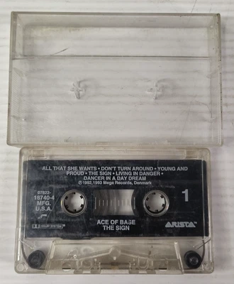 Ace Of Base, The Sign, Cassette Tape 1993 - Imagem 1 de 2