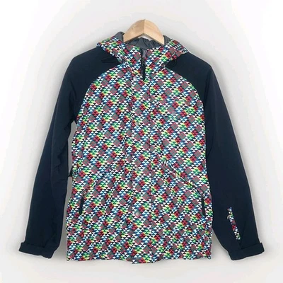 Bonfire Snowboarding Womens Small Outdoor Zip Snow Ski Athletic Black Multi - Image 1 of 4