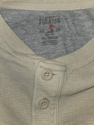 Henley térmica de manga larga Red Head beige talla XL algodón/poliéster para hombre Foto 1 de 4
