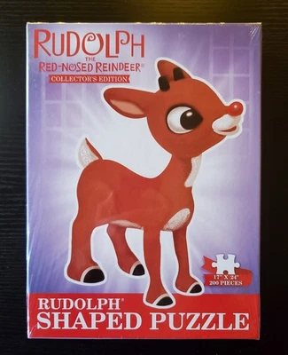 Rudolph the Red Nosed Reindeer 200 Piece Puzzle 17"x24" NOS MINT, CONDITION . - Image 1 of 2