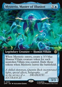 MTG MYSTERIO, MASTER OF ILLUSION 253 EXC - MAESTRO DELLE ILLUSIONI SPM X EN - Picture 1 of 1