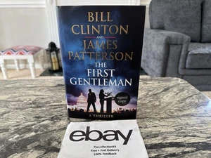The First Gentleman Bill Clinton James Paterson Signed Bookplate HB ✅ - Imagen 1 de 16
